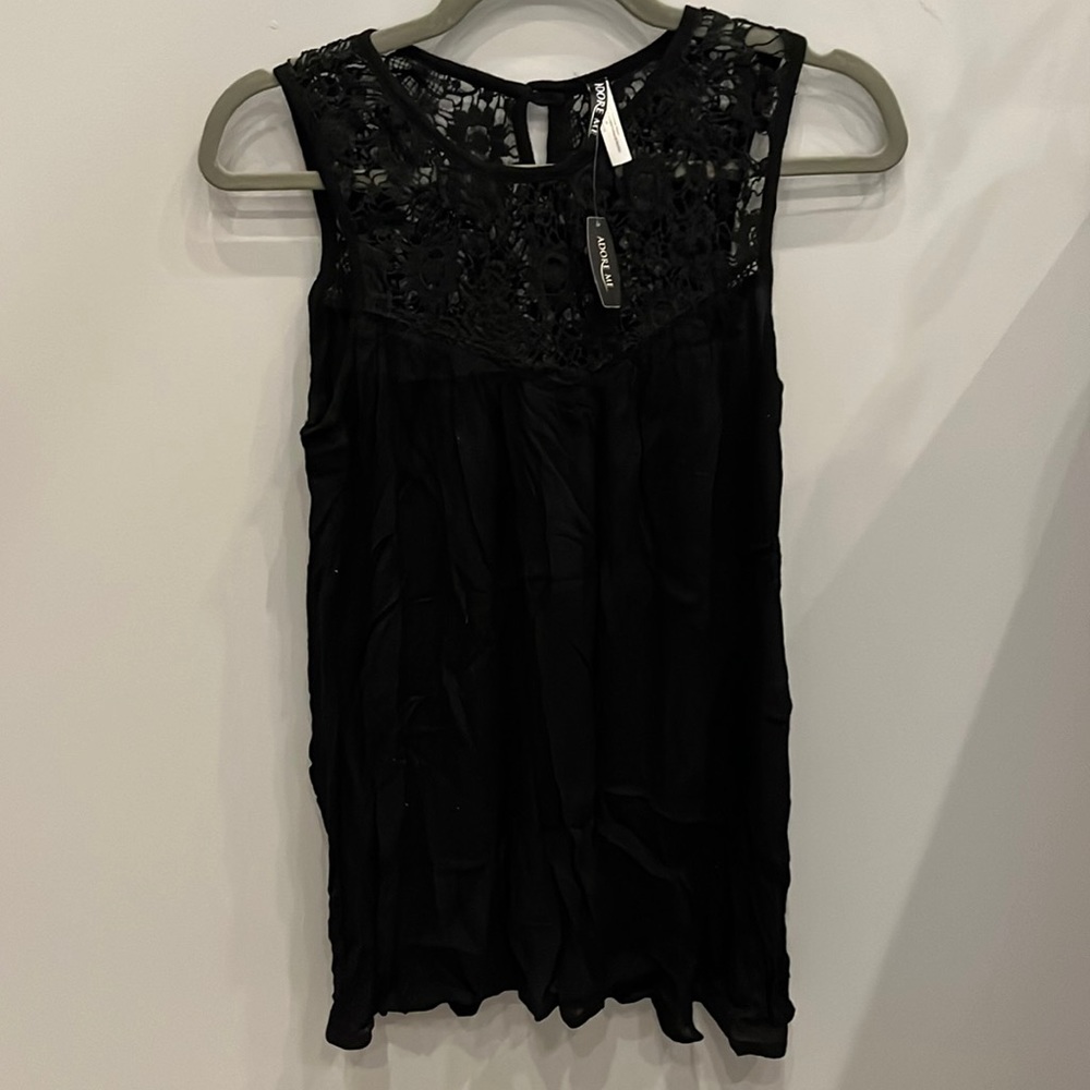 Adore Me Beach Coverup Lace on Top Size M NWT